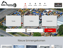 Tablet Screenshot of gebrheinhuis.com